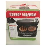 GEORGE FOREMAN CLASSIC PLATE 2 SERVING GRILL