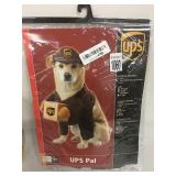 UPS DOG COSTUME SIZE MEDIUM