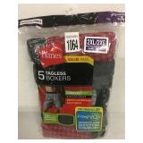 HANES 5 TAGLESS BOXERS SIZE 2 XL