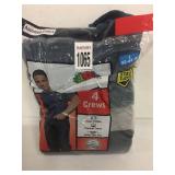 FRUITS OF THE LOOMS 4 PCS MENS CREW SHIRT SIZE L