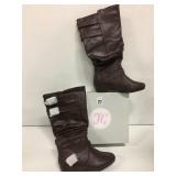 JC WOMEN BOOTS SIZE8 BROWN