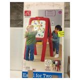 STEP2 MAGNETIC/ DRY ERASE BOARD, CHALKBOARD,