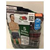 FRUIT OF THE LOOM 5 BOXERS SIZE XL
