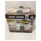 BLACK&DECKER 6 CUP RICE COOKER &STEAMER