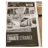 WESTON DELUXE ELECTRIC TOMATO STRAINER
