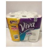 VIVA VANTAGE 6 ROLLS ROULEAUX  PAPER TOWEL
