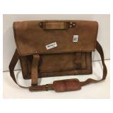 LEATHER SHOULDER BAG (RIPPED AT BOTTOM)