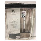 WAMSUTTA-COTTON SHEER ROD POCKET PANEL