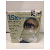 15X SUPERVISION MAGNIFYING MIRROR LIGHT