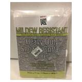 MILDEW RESISTANT-HEAVY DUTY SHOWER CURTAIN