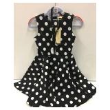 KATE KASIN POLKA DOT DRESS SMALL