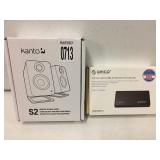 KANTO DESKTOP SPEAKER STAND & 2.5 INCH SATA