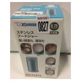 ZOJIRUSHI STAINLESS STEEL FOOD JAR 0.75 LITER