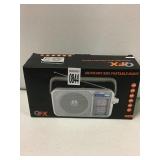QFX AM/FM/SW1/SW2 PORTABLE RADIO