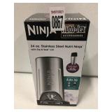 NINJA AUTO IQ 24 OZ STAINLESS STEEL NUTRI NINJA