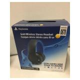 PLAYSTATION GOLD WIRELESS STEREO HEADSET