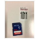 SDXC CARD 65GB (SHOWCASE)
