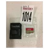 SANDISK MEMORY CARD 64GB W/ ADAPTER (SHOWCASE)