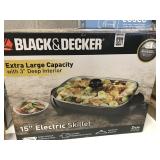 BLACK AND DECKER EXTRA LARGE CAPACITY WITH 3