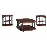 CHALLIMAN TABLE TOTAL OF 3 ASHLEY FURNITURE CHALLIMAN TABLE TOTAL OF 3 ASHLEY FURNITURE