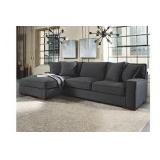 ASHLEY L SHAPED COUCH DARK GREY ASHLEY L SHAPED COUCH DARK GREY