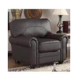 MADISON HOME USA LEATHER UPHOLSTERED SCROLL MADISON HOME USA LEATHER UPHOLSTERED SCROLL