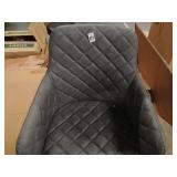 UNIQUE FURNITURE GREY FAUX LEATHER CHAIR UNIQUE FURNITURE GREY FAUX LEATHER CHAIR