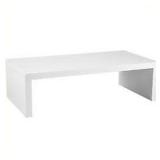 EURO STYLE ABBY RECTANGULAR COFFEE TABLE IN WHITE EURO STYLE ABBY RECTANGULAR COFFEE TABLE IN WHITE
