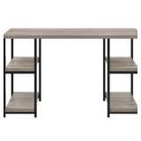 AMERIWOOD HOME DOUBLE PEDESTAL COMPUTER DESK AMERIWOOD HOME DOUBLE PEDESTAL COMPUTER DESK