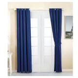 54'X96' 4PC BLACKOUT CURTAIN SET 54'X96' 4PC BLACKOUT CURTAIN SET