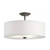 KICHLER SEMI FLUSH MOUNT LIGHT FIXTURE KICHLER SEMI FLUSH MOUNT LIGHT FIXTURE