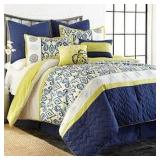 8PC PRINTED & EMBROIDERED COMFORTER SET KING 8PC PRINTED & EMBROIDERED COMFORTER SET KING