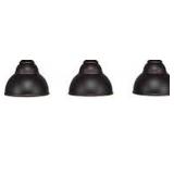3PC SET 7' DOUBLE BUBBLE METAL SHADE 3PC SET 7' DOUBLE BUBBLE METAL SHADE