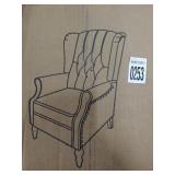 WINGBACK ACCENT ARMCHAIR (NOT ASSEMBLED/ WINGBACK ACCENT ARMCHAIR (NOT ASSEMBLED/