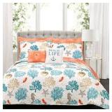 7PC REVERSIBLE QUILT SET FULL/QUEEN 7PC REVERSIBLE QUILT SET FULL/QUEEN