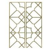 2PC METAL WALL DECOR 2PC METAL WALL DECOR
