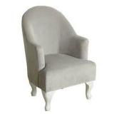 HOMEPOP DIVA JUVENILLE ACCENT CHAIR GREY HOMEPOP DIVA JUVENILLE ACCENT CHAIR GREY