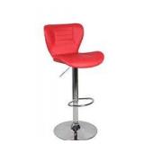 CLAY ADJUSTABLE HEIGHT SWIVEL BAR STOOL RED CLAY ADJUSTABLE HEIGHT SWIVEL BAR STOOL RED