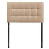 MODWAY EMILY BEIGE TWIN UPHOLSTERED FABRIC MODWAY EMILY BEIGE TWIN UPHOLSTERED FABRIC