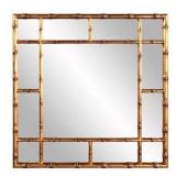 HOWARD ELLIOTT COLLECTION BAMBOO GOLD MIRROR HOWARD ELLIOTT COLLECTION BAMBOO GOLD MIRROR