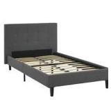 MODWAY GREY LINNEAR TWIN BED PLATFORM MODWAY GREY LINNEAR TWIN BED PLATFORM