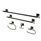 KINGSTON BRASS BATHROOM ACCESSORY SET KINGSTON BRASS BATHROOM ACCESSORY SET