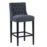 TUFTED FABRIC BARSTOOL TUFTED FABRIC BARSTOOL