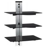 VON HAUS 3X SILVER FLOATING SHELF VON HAUS 3X SILVER FLOATING SHELF