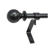 BALL CAFE TELESCOPING DRAPERY ROD SET *48'-86'* BALL CAFE TELESCOPING DRAPERY ROD SET *48'-86'*