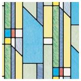 BREWSTER 2-ROLL GEOMETRIC WINDOW FILM SET BREWSTER 2-ROLL GEOMETRIC WINDOW FILM SET