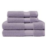 CROWNING TOUCH 4-PIECE TURKISH TOWEL SET CROWNING TOUCH 4-PIECE TURKISH TOWEL SET