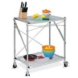 HONEY-CAN-DO STAINLESS STEEL FOLDING WORK TABLE *N HONEY-CAN-DO STAINLESS STEEL FOLDING WORK TABLE *N