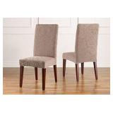 2 PACK SHORT DINING CHAIR COVER 2 PACK SHORT DINING CHAIR COVER