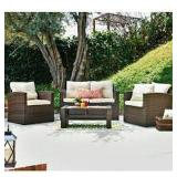 4PC PATIO SET (NOT ASSEMBLED/IN BOX) 4PC PATIO SET (NOT ASSEMBLED/IN BOX)